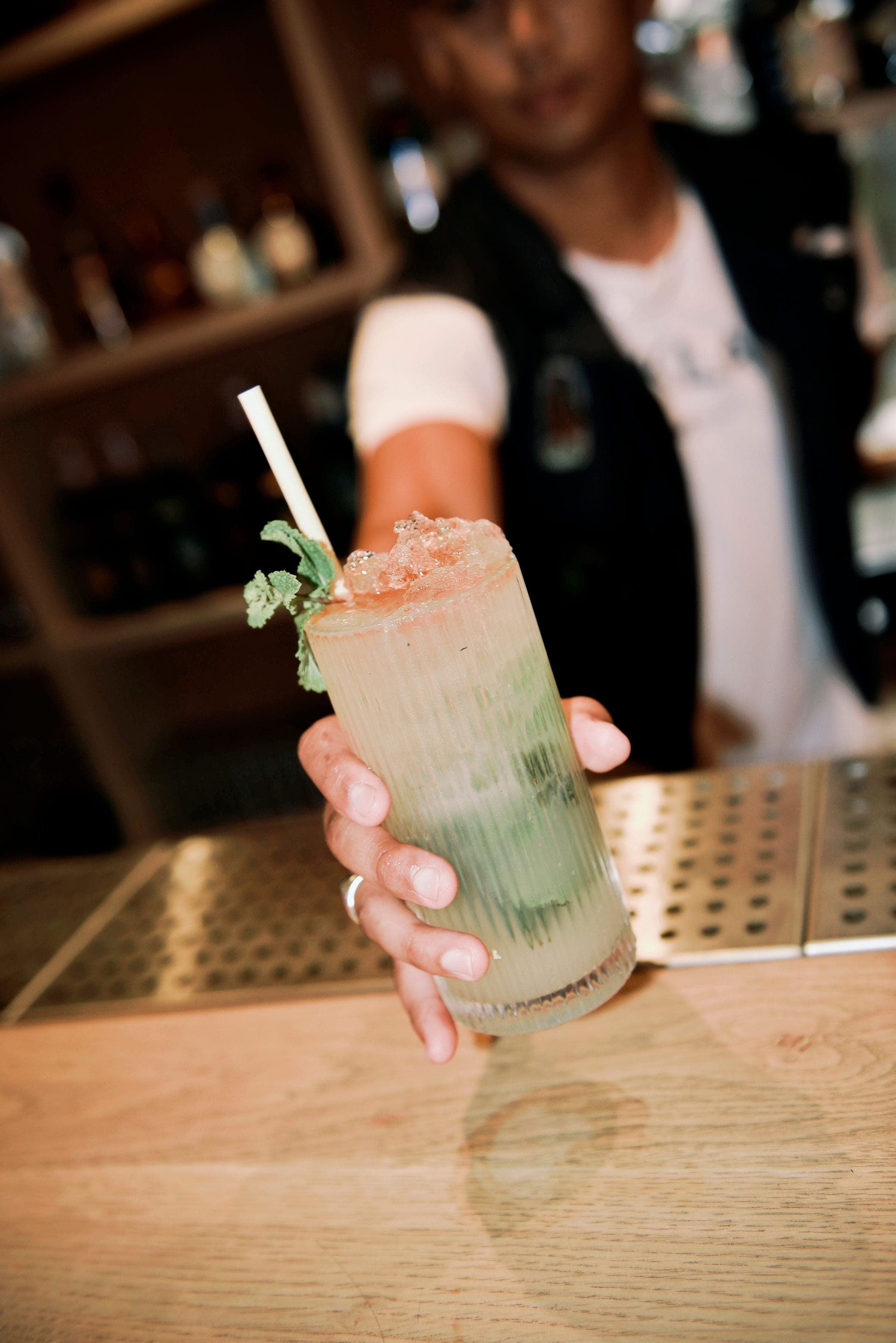 Highball servido en The Lot