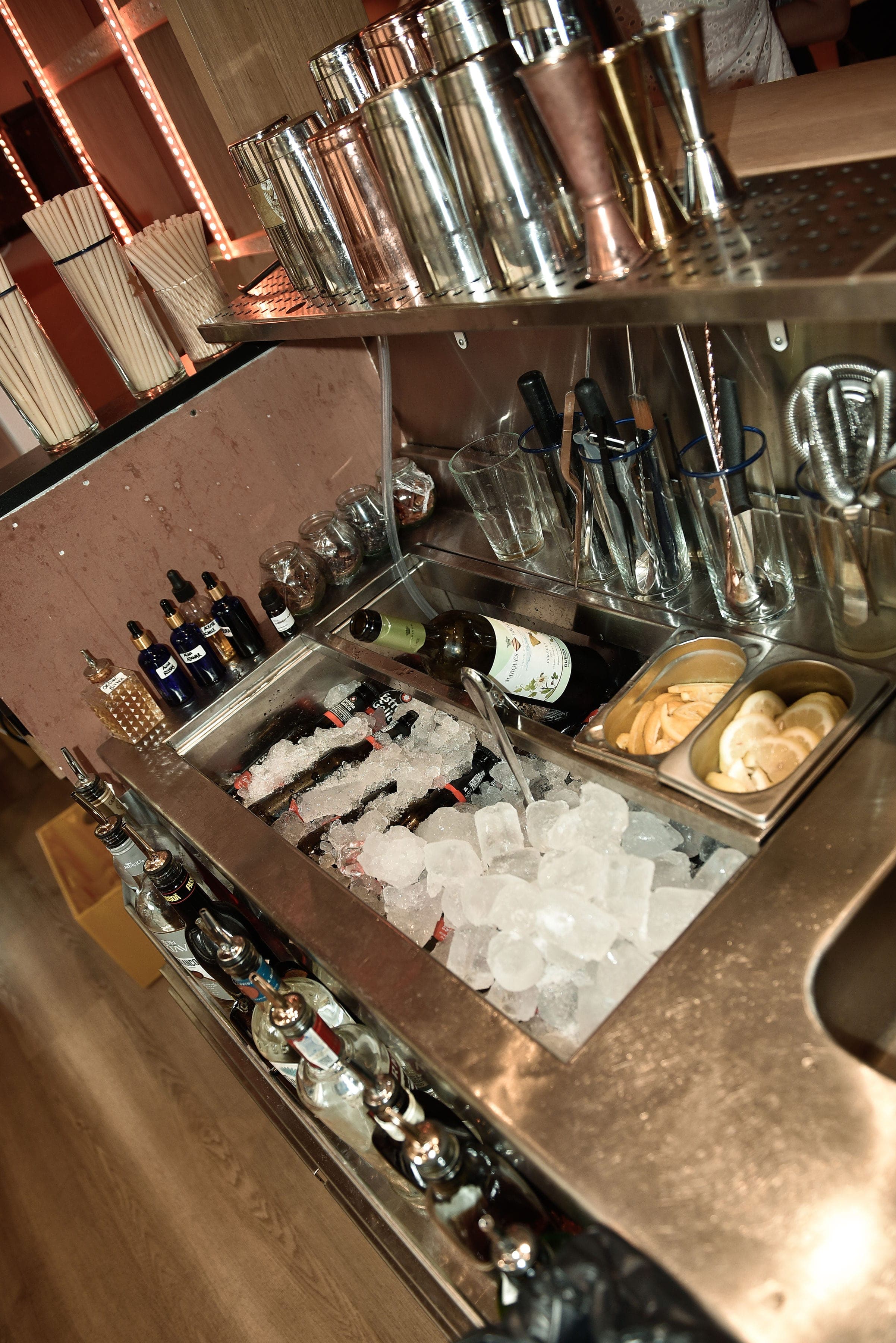 Mise en place de la barra de The Lot
