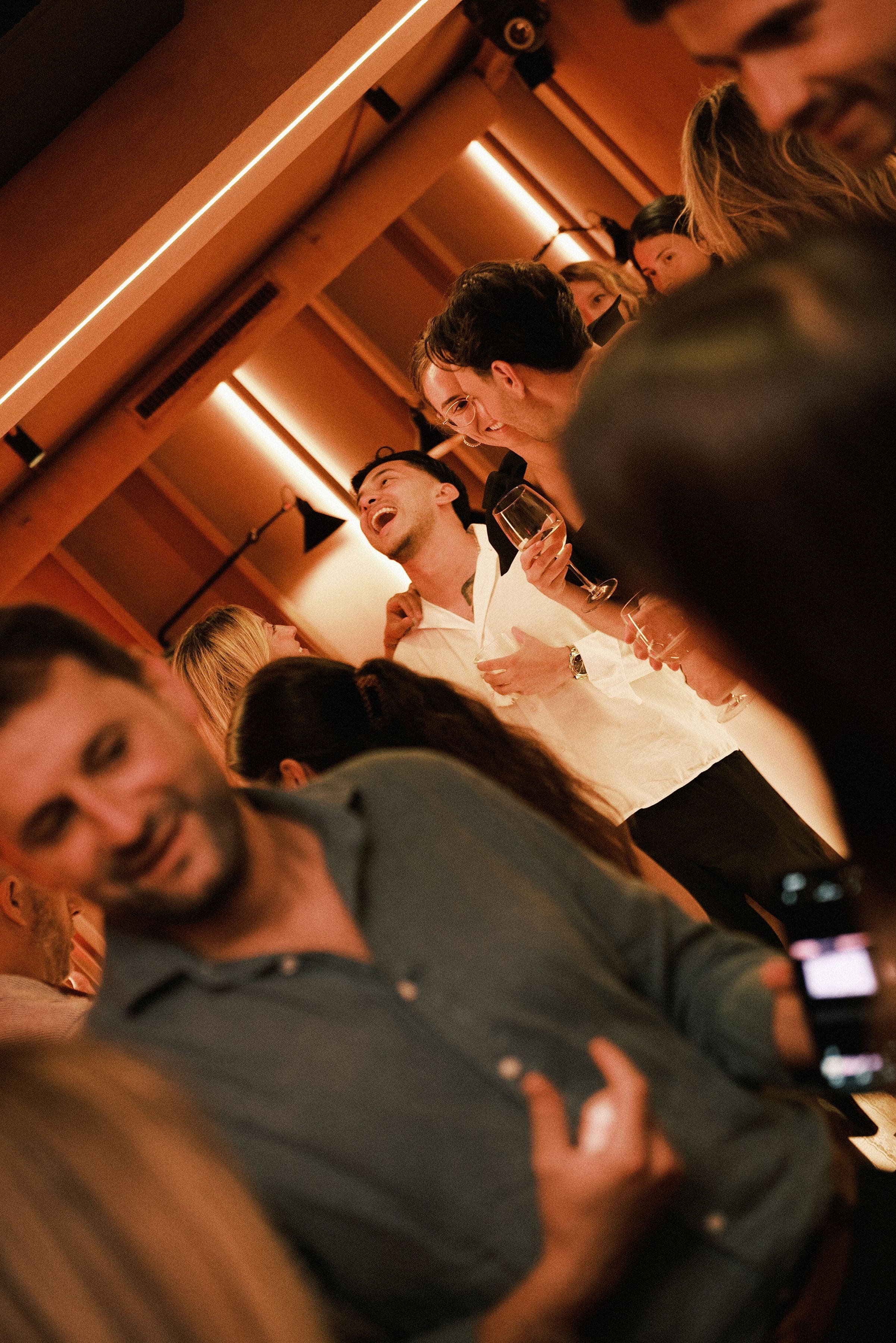 Ambiente de un evento en The Lot