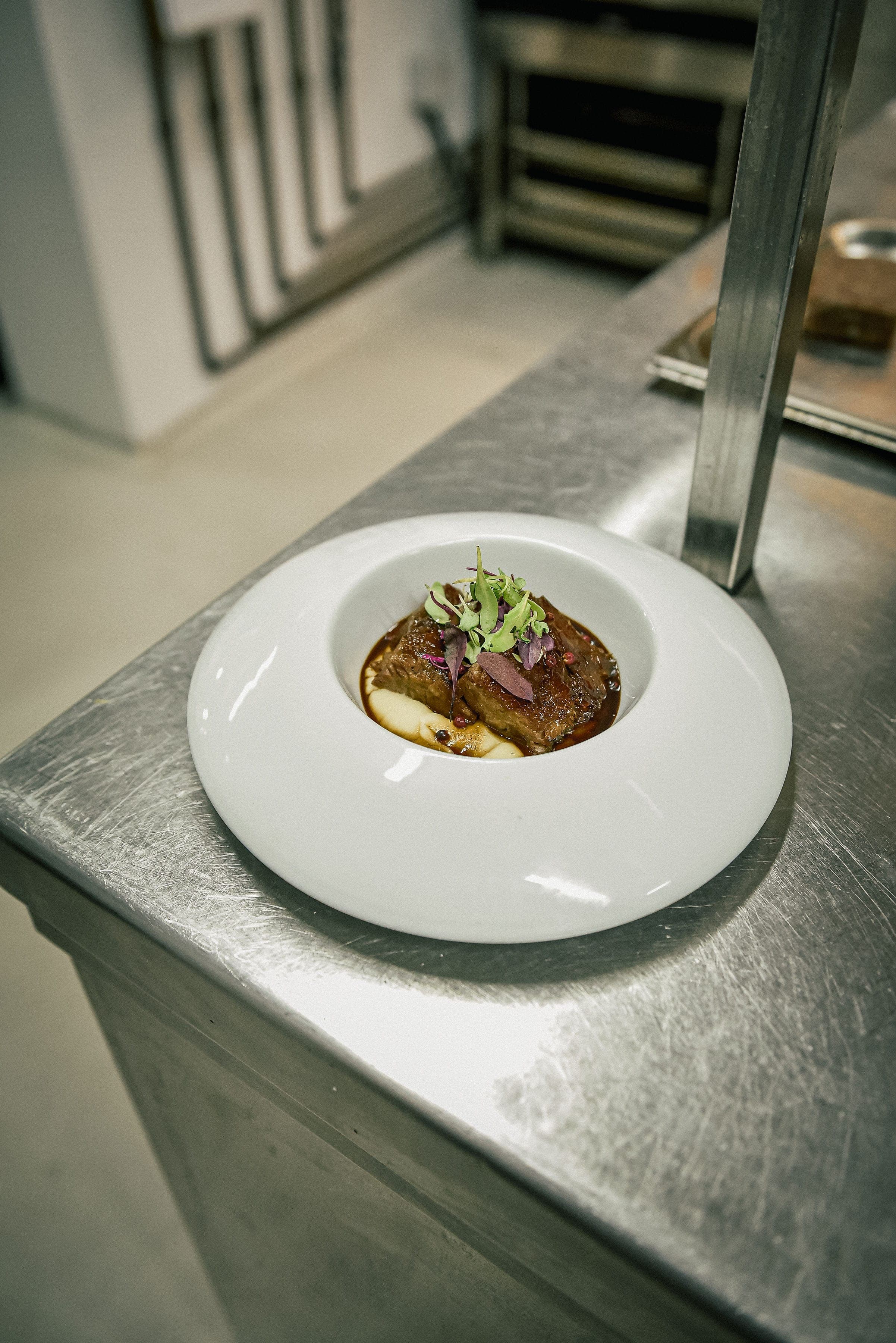 Pescado del menú de grupo de The Lot