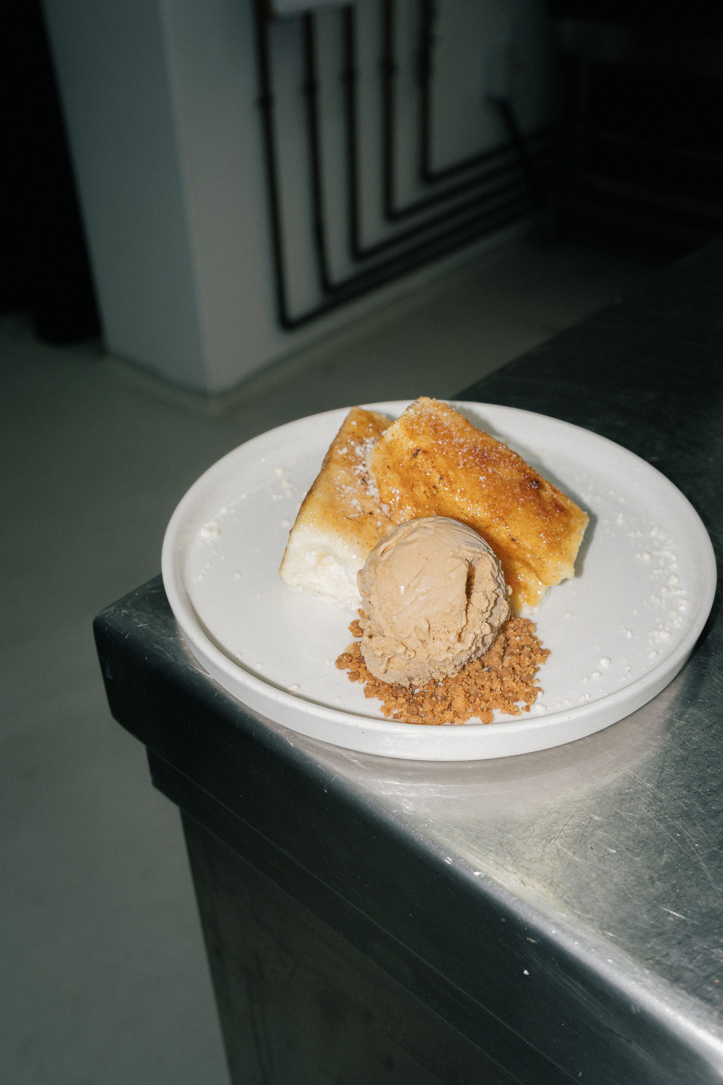 Postre del menú de grupo de The Lot